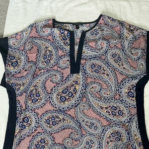 NWOT J.Crew paisley tunic resort beach coverup!